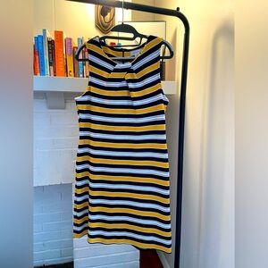 Liz Claiborne, Striped sleeveless sheath dress, Size 6
